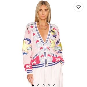 NO! JEANS American Beauty Cardigan in Pink size 3 (L)